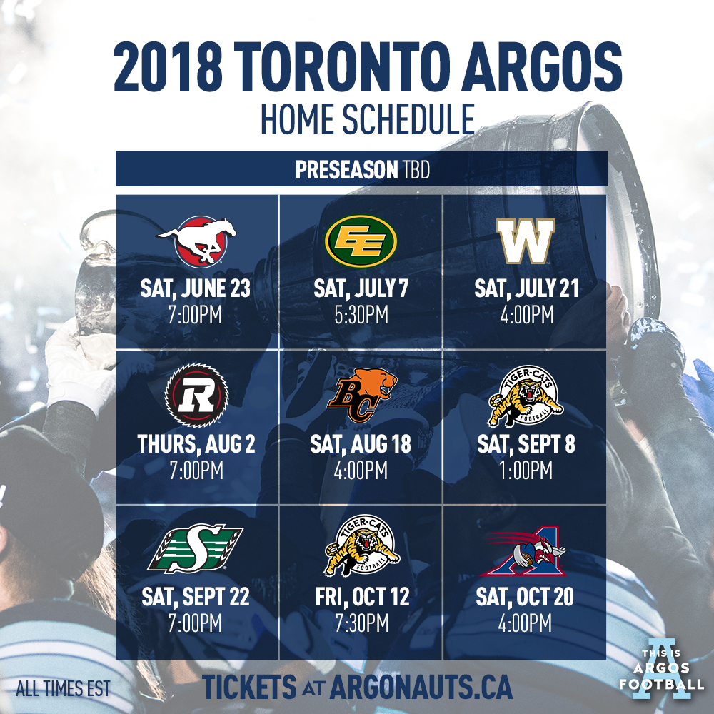 Toronto Argonauts Season Ticket Holders Page