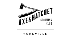 Toronto Salons Partner Axe and Hatchet